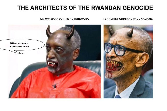 donXsimba_v02's tweet photo. GENOCIDE AGAINST THE TUTSIS BY THE TUTSIS
Hazagire uwongera kunshinja ko ntavuga 'Jenoside yakorewe Abatutsi' ...¯\_(ツ)_/¯😌.
#TeamPK #Terrorist Criminal @PaulKagame @UrugwiroVillage @rpfinkotanyi @Unity_MemoryRw @Ibuka_Rwanda @RwandaOGS #Kwibuka32 #Rwanda #Ibifobagane https://t.co/25kHMWGApS