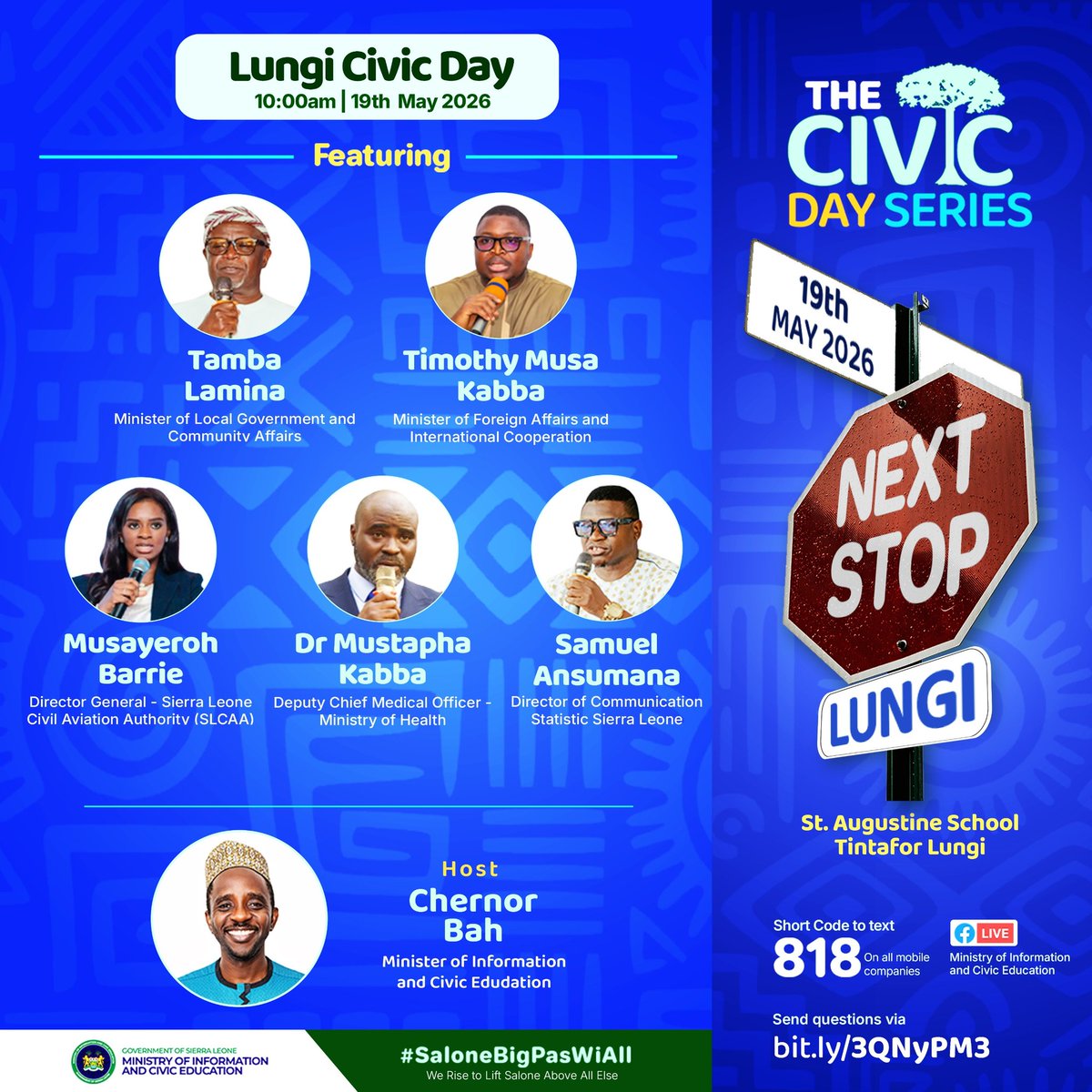 Ministry of Information & Civic Education S/Leone tweet media