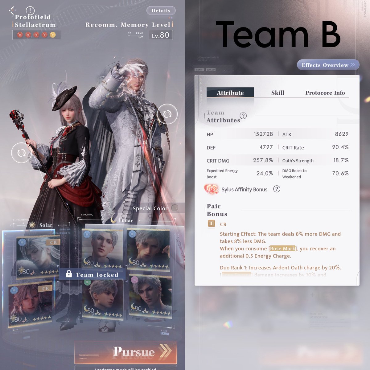 sylustale's tweet photo. Team B:
Brute force no stella matched
CR R2
decided to use one of my strongest teams bc this was the bane of my existence had to try over 10 times and still finished with only one second to spare.
Everything must crit! https://t.co/WgPHJzXES1