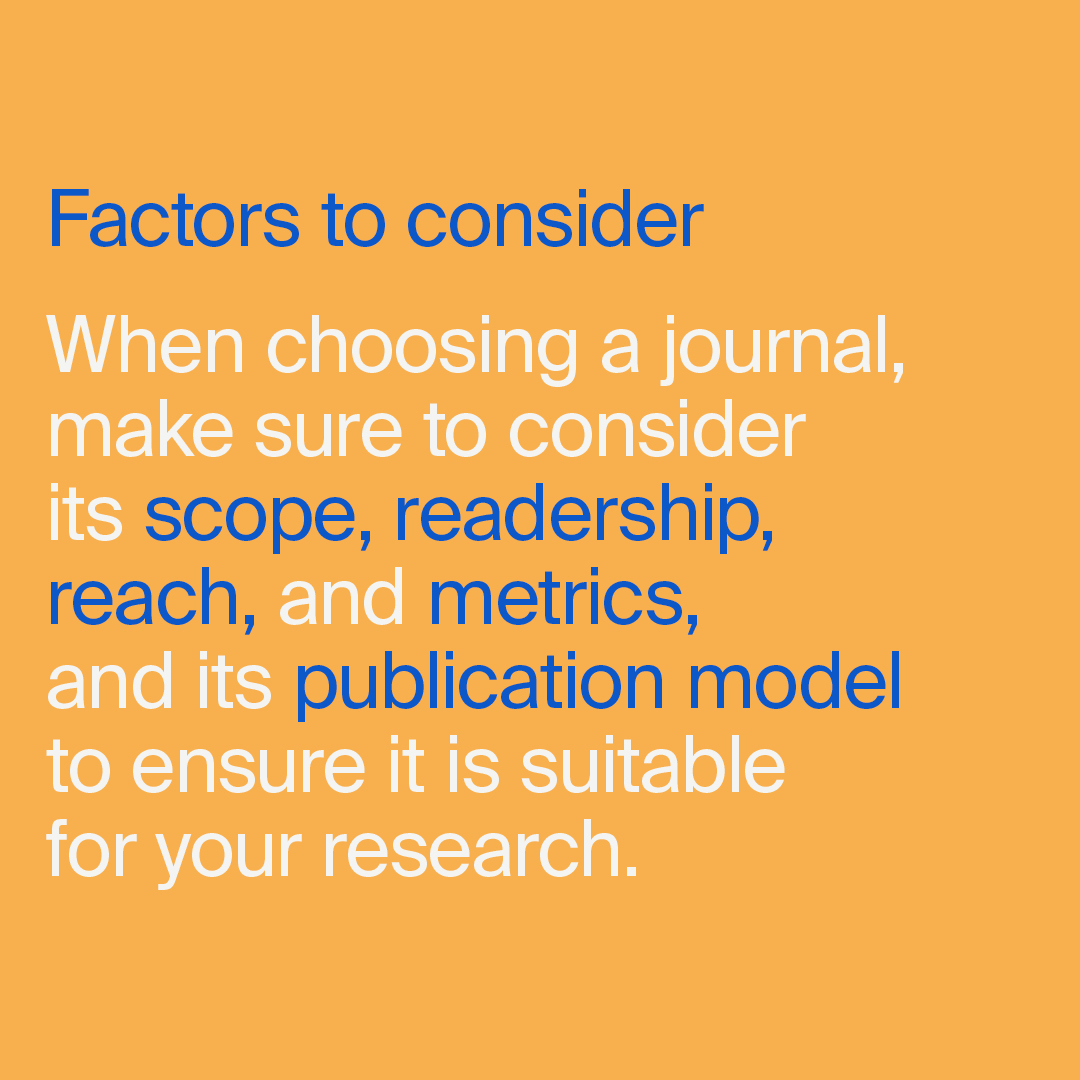 MDPIOpenAccess's tweet photo. Choosing the right journal can significantly improve your chances of publication.

Learn more about how to choose the right journal for your research paper: https://t.co/XrAsmidSnz https://t.co/Ts76ix9LlJ