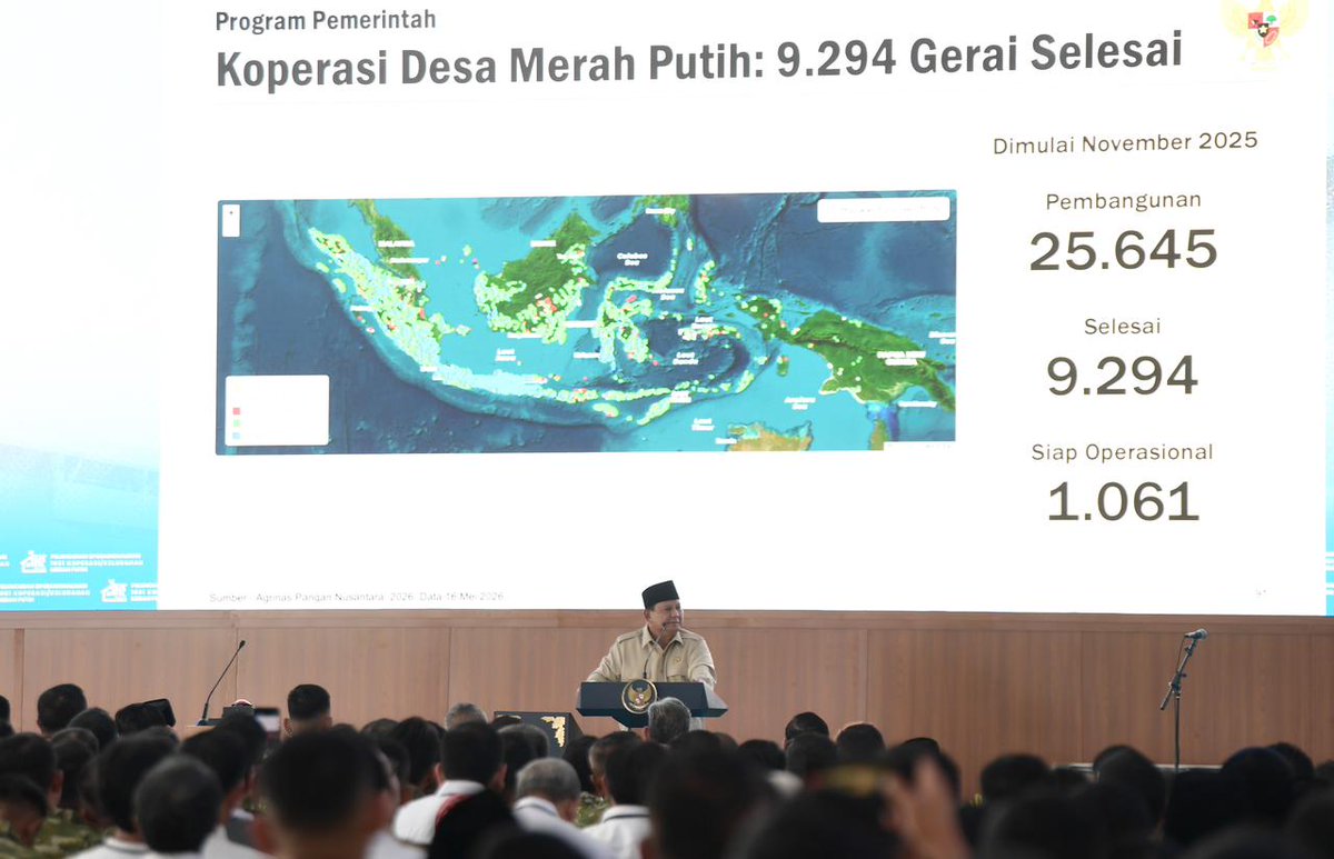 tesafatrika's tweet photo. Presiden Republik Indonesia, Prabowo Subianto resmikan 1.061 unit Koperasi Desa/Kelurahan Merah Putih (KDKMP) yang tersebar di Jawa Tengah dan Jawa Timur
@YandriSusanto
@ARizaPatria
@KemensetnegRI
#KementerianDesaPDT
#BPSDMKementerianDesaPDT
#BangunDesaBangunIndonesia https://t.co/UF5ZtsMjs1