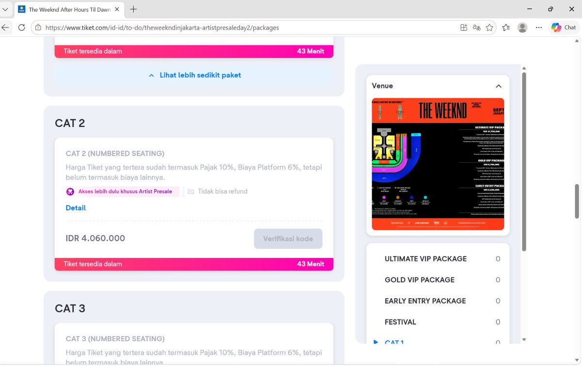 EscobarSomme's tweet photo. Disaat orang lain ngantri war tiket meanwhile gweh nunggu di page pembelian the weeknd langsung. Ibaratkan nongkrong depan kasir langsung ieumah 🗿

Clue: Kuncinya ada di Link https://t.co/qPlYodi4rf