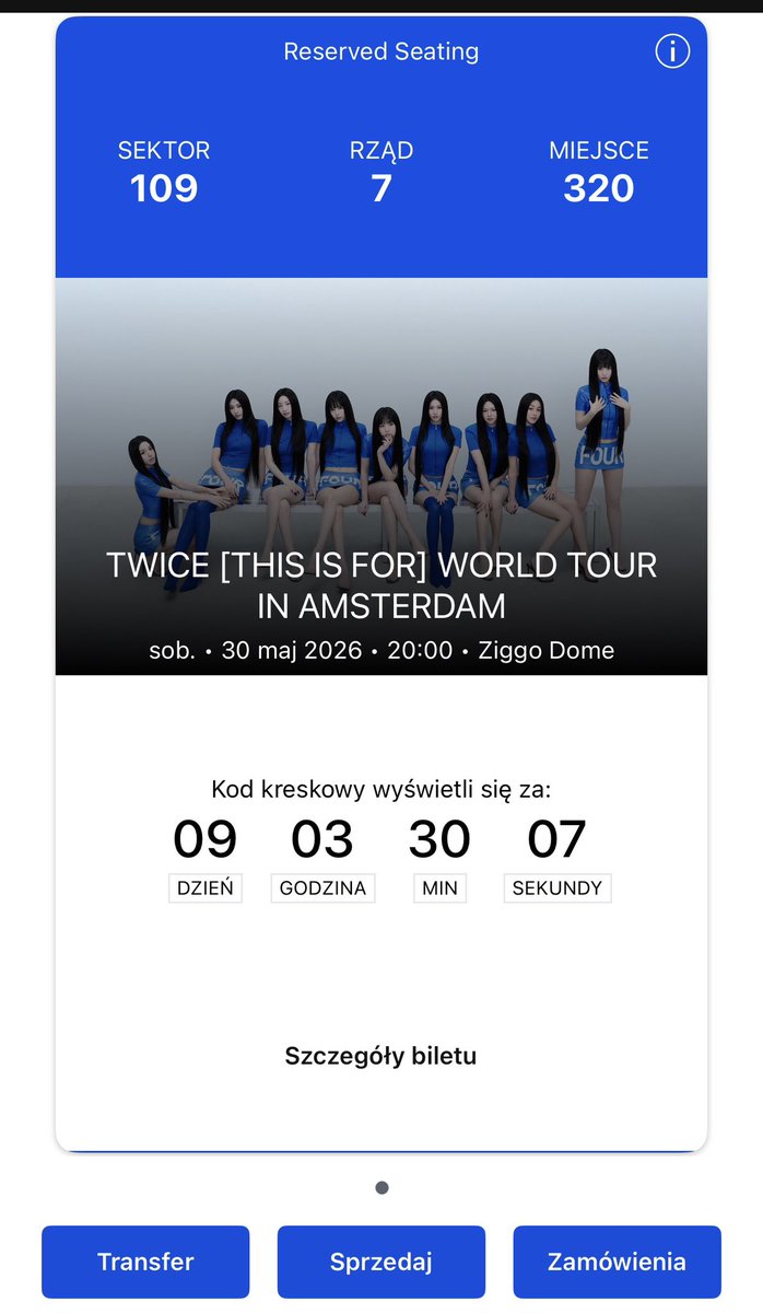 moonboygoo's tweet photo. SPRZEDAM BILETY!!!

1. Twice This is For 30 maja, Amsterdam Ziggo Dome, sektor 109, rząd 7, miejsce 320

2. The Weeknd, AHTDT 17 lipca, Amsterdam, Johan Cruijff Arena, sektor 119, rząd 26, miejsce 114

Błagam o RT🙏🏼🙏🏼🙏🏼 Sprzedaje bilety tylko i wyłącznie poprzez Ticketmaster https://t.co/gYjHyii9XO