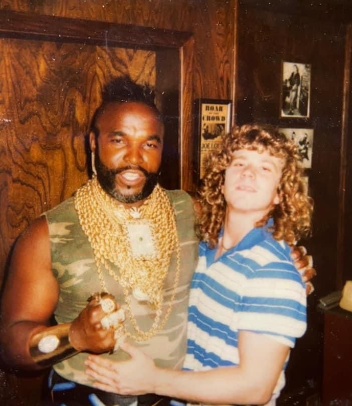 allan_cheapshot's tweet photo. Mr T. and Chris Von Erich.

The lads. https://t.co/p803Ysf0wY