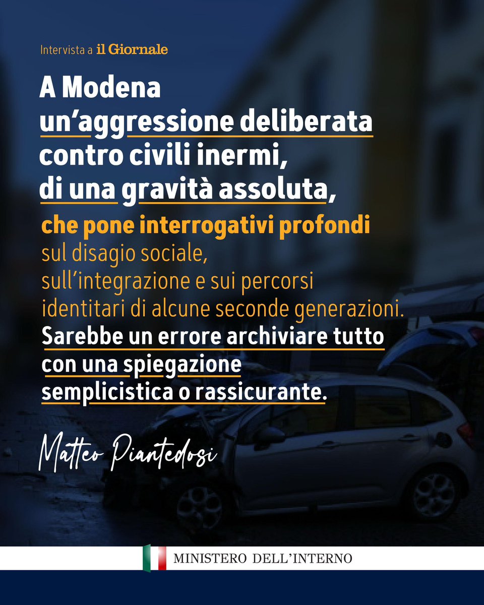 Matteo Piantedosi tweet media