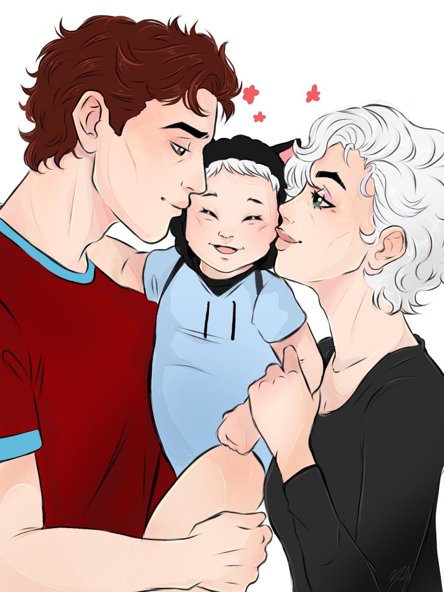 N1ckk_art23's tweet photo. Family 💞

#Marvel #spidercat #feliciahardy #PeterFel https://t.co/ceMTTObche