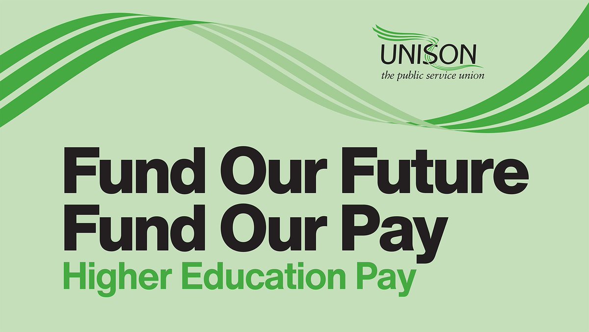 UNISON in Higher Education tweet media