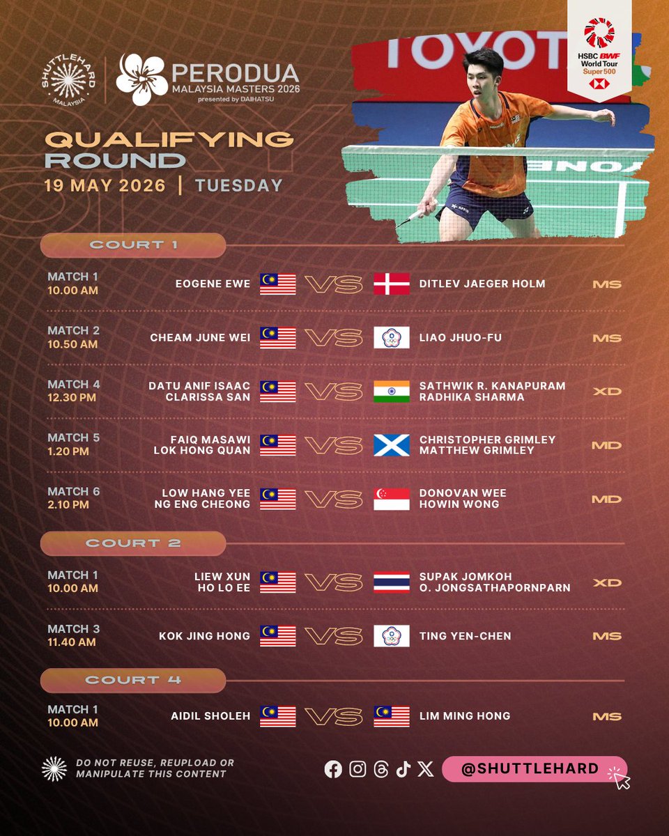 ShuttleHard 🏸🇲🇾 tweet media