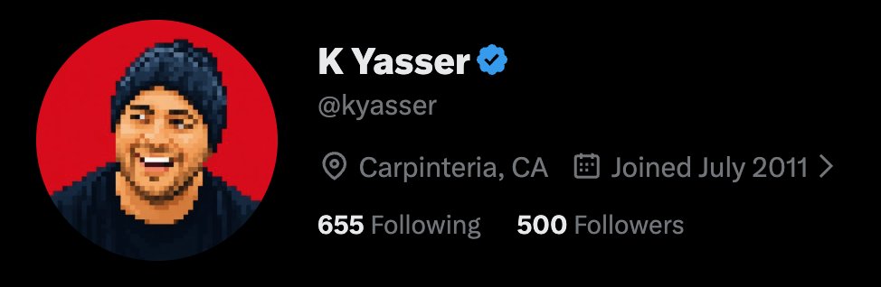 K Yasser tweet media