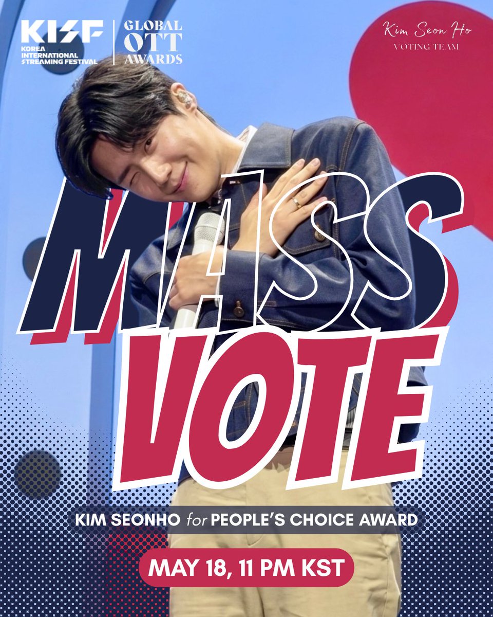 Kim Seon Ho 김선호 Voting tweet media