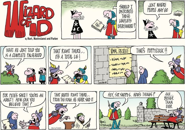 CAEDALPE's tweet photo. #Comics #Leaflets #WizardofID https://t.co/o9TjGLE7RJ