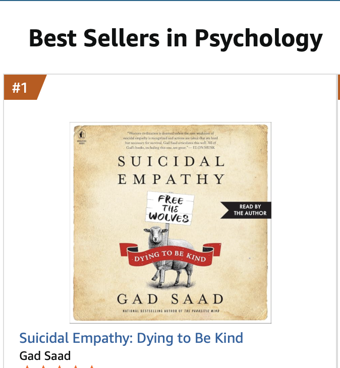 Gad Saad tweet media