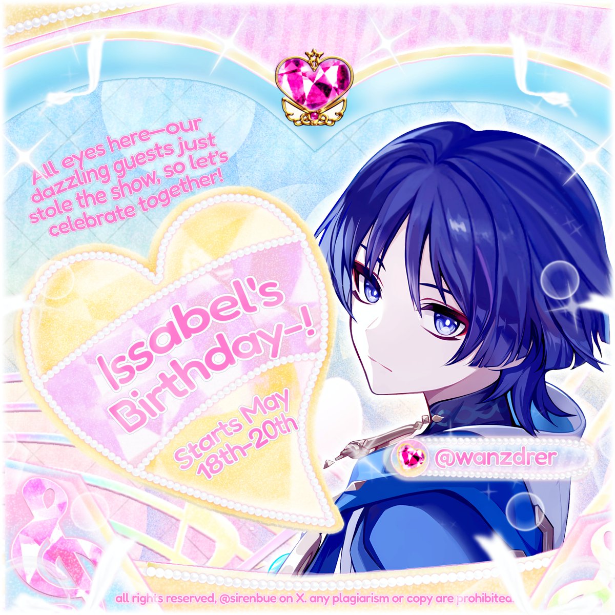 sirenbue's tweet photo. ͏͏‌‌♪ ˚. any interaction are cherishedׁ ♥︎

 ͏͏ ͏͏let's celebrate issabel's birthday-! ada giveaway opreq untuk 1 winner yang sudah di sponsori oleh kak issabel ꒰‌‌ @wanzdrer ꒱ untuk rulesnya bisa di ceki-ceki di alt <33 

  ͏͏ ͏͏ ͏͏ ͏͏ ꒰‌‌  #bealanja ꒱ https://t.co/u8xZTfe8BJ