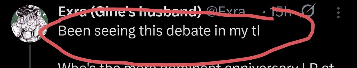 Exra (Gine's husband) tweet media