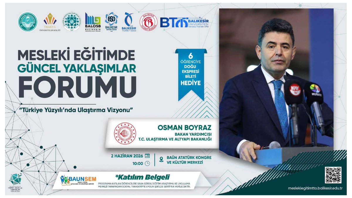 bauntto's tweet photo. Mesleki Eğitimde Güncel Yaklaşımlar Forumu

https://t.co/TJSJ410FY1 https://t.co/iMprwTOrrq