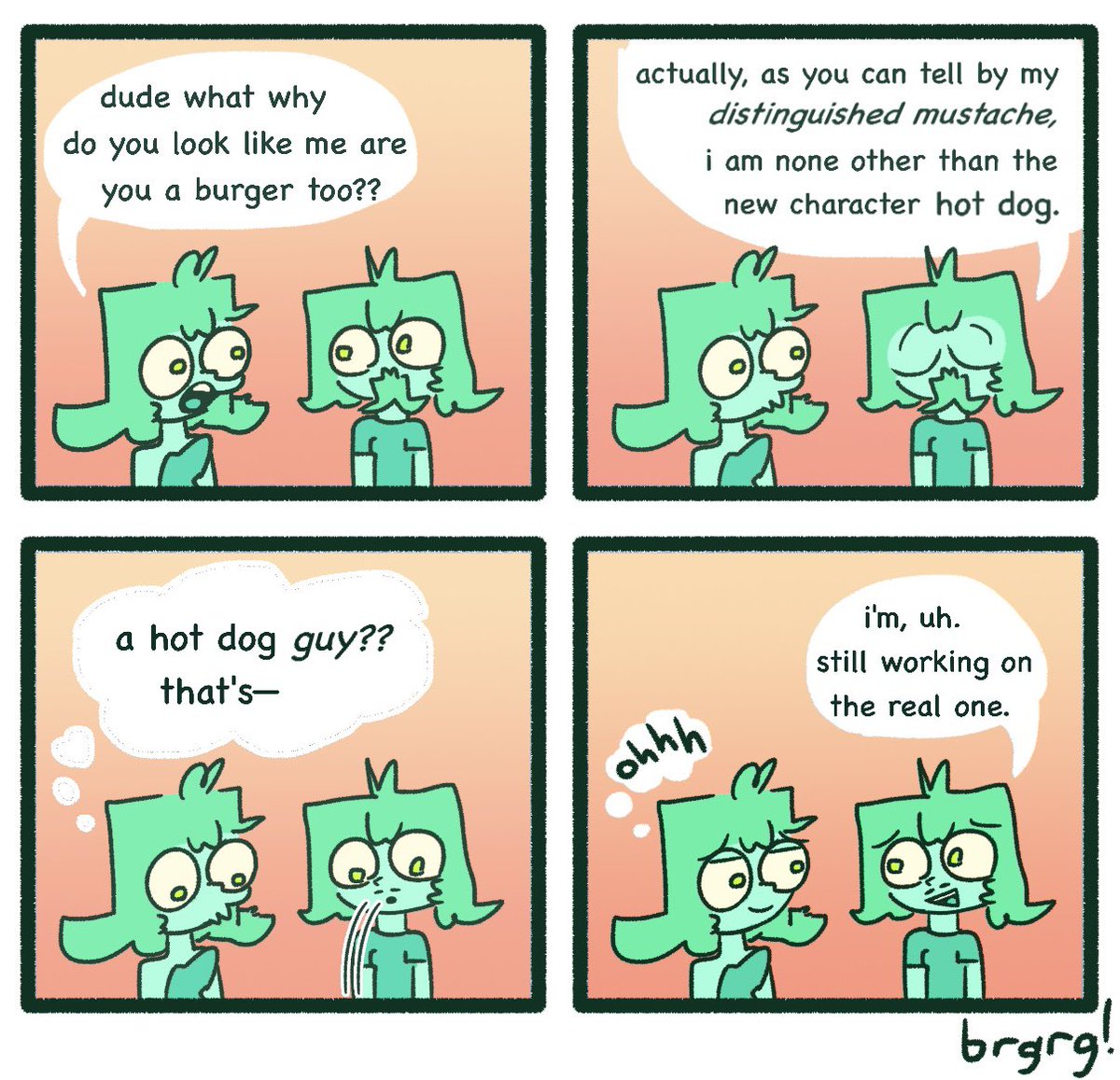burger girl tweet media