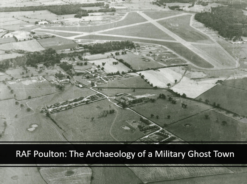 PoultonProject's tweet photo. Our paper on RAF Poulton was presented at last weekends PMAC26 conference in Reading. It was an great event with lots of interesting papers. The crowd were a lively bunch! #archaeology #rafpoulton https://t.co/K8AqCNc1WC