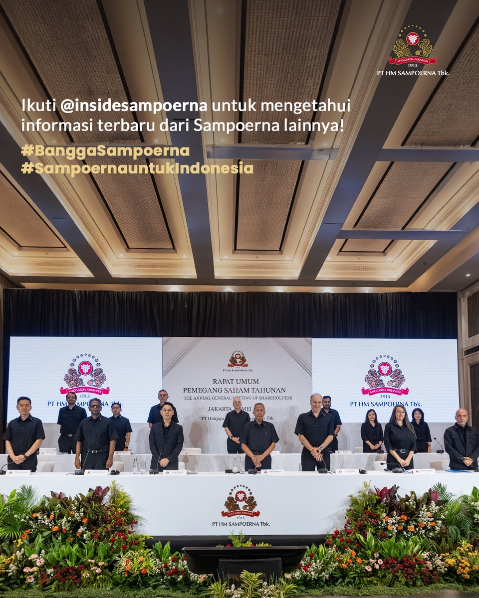 InsideSampoerna's tweet photo. Kami juga menyampaikan apresiasi yang sebesar-besarnya kepada Ibu Elvira Lianita dan Bapak Johan Bink atas dedikasi, kepemimpinan, dan kontribusi nyata yang telah diberikan selama masa jabatan di Sampoerna. Ibu Elvira Lianita kini melanjutkan perjalanan kariernya sebagai Vice President Corporate Affairs East & Southeast Asia, Pacific and PMI Global Travel Retail, Philip Morris Asia Limited. Sedangkan, Bapak Johan Bink menempati posisi baru sebagai Senior Director Operations Nordics, Philip Morris International. Selamat menjalankan peran dan tantangan baru, Ibu Elvira dan Bapak Johan!

#BanggaSampoerna #SampoernaUntukIndonesia
