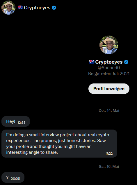 Nexclusive86's tweet photo. Take care, VeVe fam! He’s trying to scam people using a classic fake workplace link. Dont interact with him a report to X ! #vevefam @FosterHilt @veve_official @wc3nte https://t.co/bWzxyq3oLx