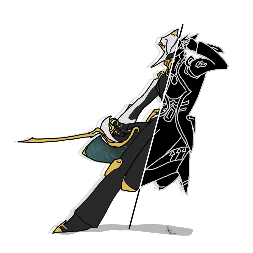 SilviaRubedo's tweet photo. Trying to doodle Limbo Prime. I started play last year and was delighted knowing this gentleman exist, so I learn to main him as early as possible🤩luckily his playstyle suits me quite well for solo

#warframe #warframefanart https://t.co/uUF4jGF5Kk