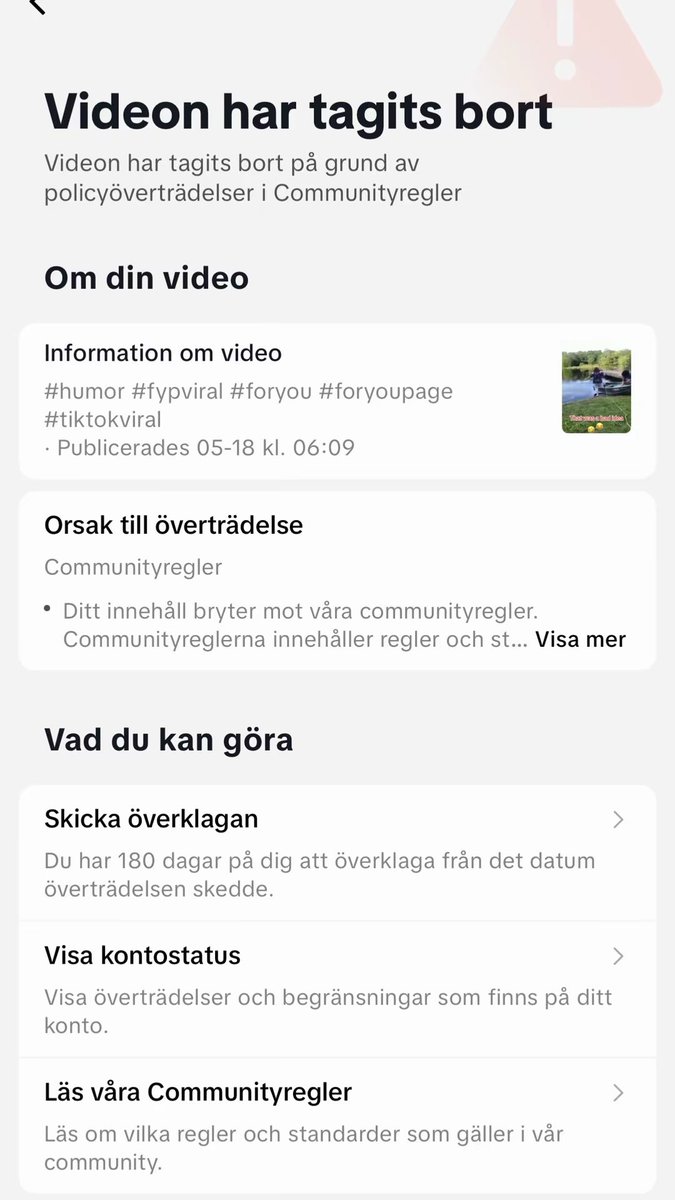 JmhMicke's tweet photo. 😡🖕🏻 Fick you TikTok! 🖕🏻😡

Fuck you TikTok!😡🖕🏻 You change your view to this video twice and you make sure that I can’t ask for you to review it again. You are fucking joke!😡🖕🏻
@TikTokSupport 
#fucktiktokrules #tiktok #fucktiktok #loweducatedidiots https://t.co/dByoJTOfsi