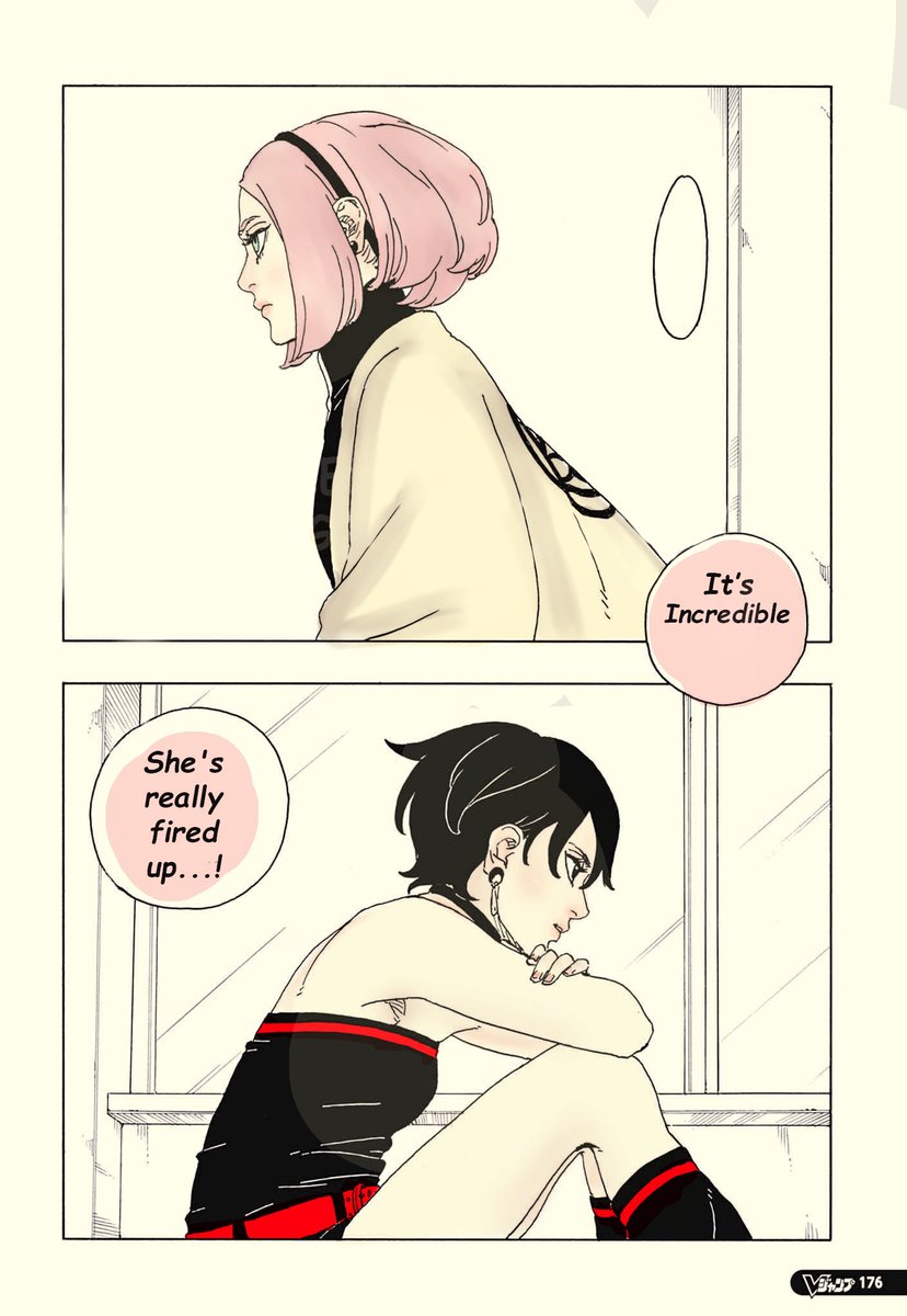 angiefierceTy's tweet photo. Coloring my fav panels. She moved away from girls and started crying, then she quickly wiped her tears and put that hard face, and she started walking with this clock like a Hokage. https://t.co/CcYjett0wq