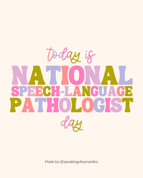 RISDSLPs's tweet photo. Happy National Speech Language Pathologist Day to all of our SLPs out there! 

#RISDDreamBig #SpeechLanguageHearingMonth #NationalSLPDay https://t.co/gQPlIYv9dC