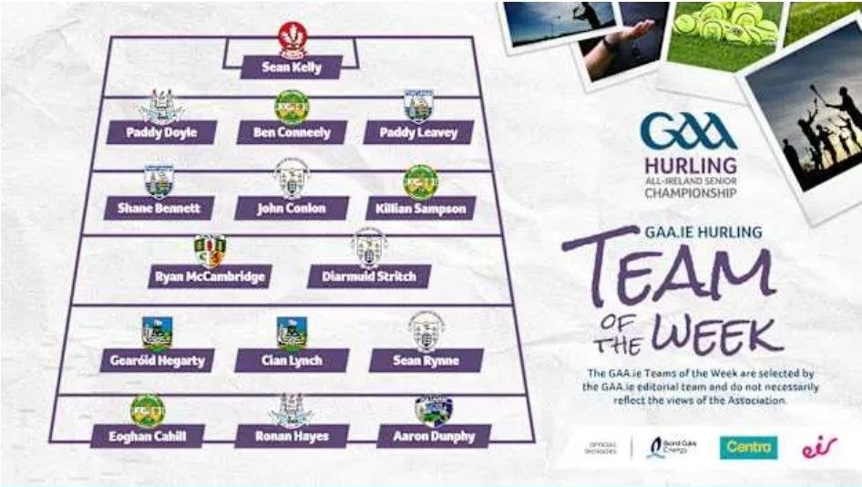 Offaly_GAA's tweet photo. Comhghairdeachas to Ben Conneely, Killian Sampson and Eoghan Cahill who have all been voted onto this week's hurling team of the week

It's the second week in a row that both Ben and Eoghan have been included on the team and Killian gets the nod this week after a great performance.

Well done lads from all at Offaly GAA