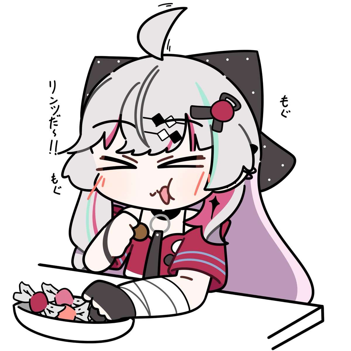 ちょこページ 流石神絵師 チョコをもぐる石神❤️‍🩹