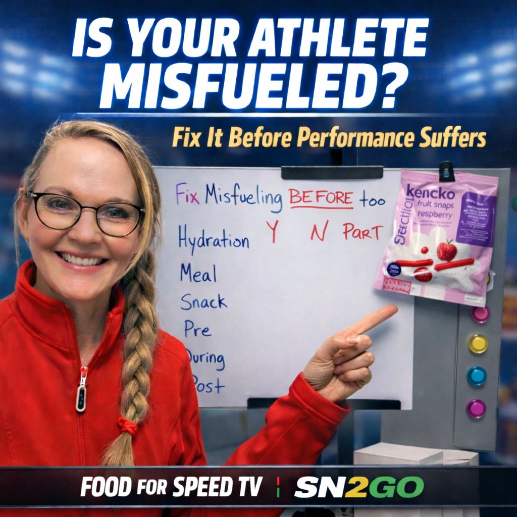 sn2go's tweet photo. Spot MisFueled and Reactive Fueling early: swap late sugary snacks for a balanced pregame snack (protein + carb) set timed refuel breaks at practice, and standardize postgame recovery choices Small systems=fewer late-game drops. Learn more https://t.co/WrV3fihoHs #SportsNutrition https://t.co/uONJ9sh5Sk