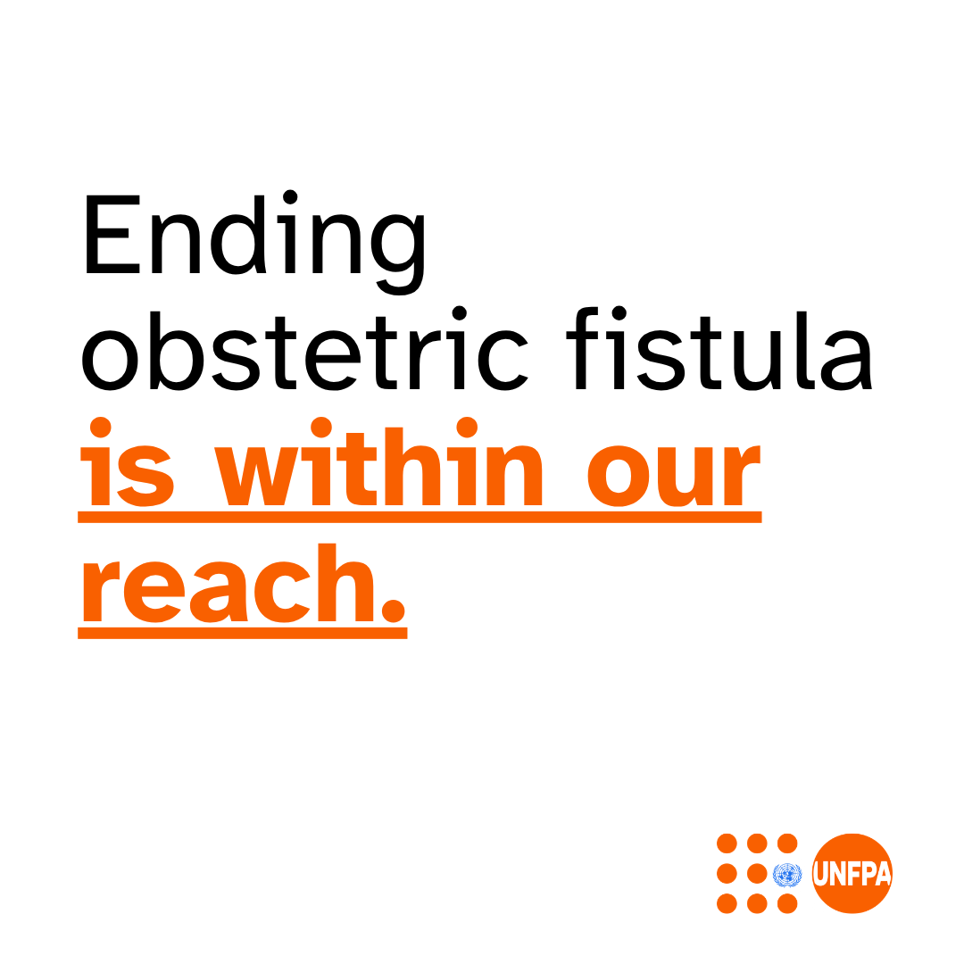 UNFPAKen's tweet photo. Have you heard of obstetric fistula?

Half a million women and girls globally suffer from this devastating childbirth injury.

Luckily, it’s preventable and treatable.

Join @UNFPA to learn more on how the world can #EndFistula: https://t.co/mwijOGultf https://t.co/KhY9ekHGmg
