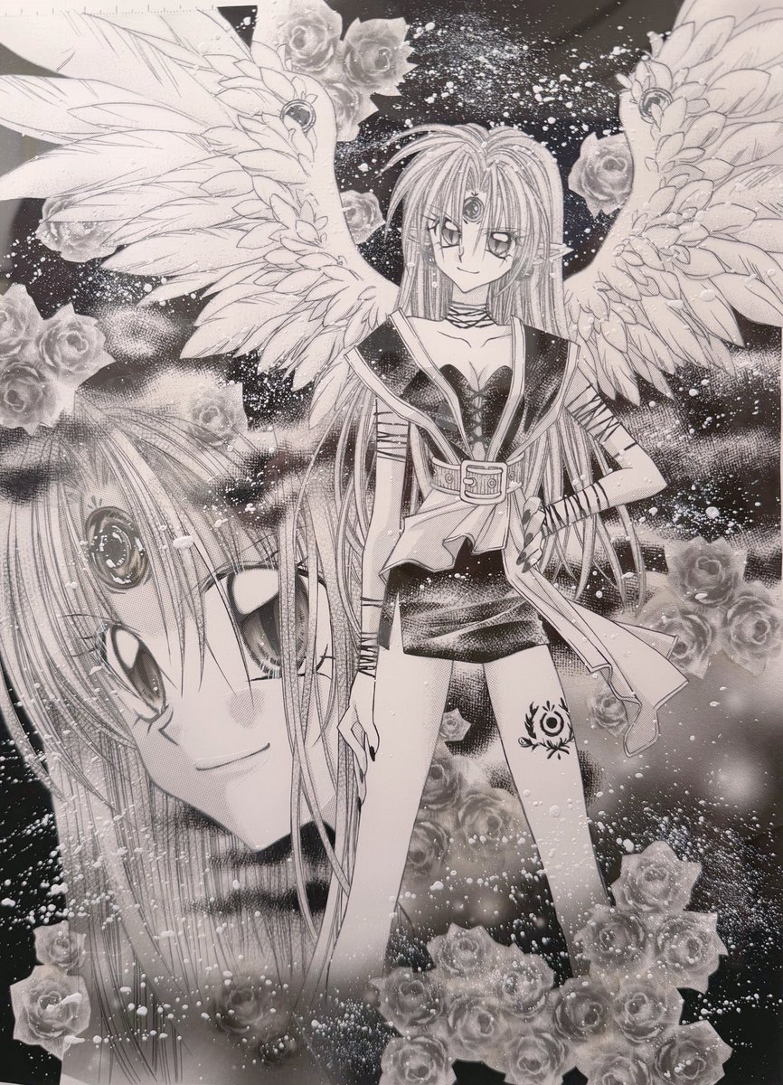 モノクロ原画 兎＊キノコ＊星花 種村有菜先生の30周年記念展に行ってきました✨ スケジュール厳しかっ