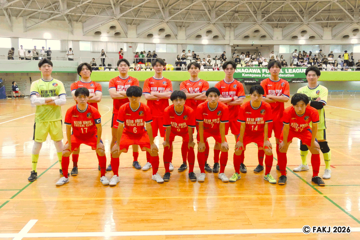 kanagawafutsal's tweet photo. 【大会結果】🏆JFA 第22回 全日本大学フットサル大会 神奈川県大会

⚽決勝（2026年5月16日🏟平沼記念体育館）

#桐蔭横浜大学 3-1 #慶應義塾大学エルレイナ

［桐］#鈴木蔵人 #沓沢奏宙 #岡根谷春瑠 @fc_eggplant
［慶］#兼松龍玖 @keioelreina

@JFAfutsal #kanagawafutsal
https://t.co/THlfY0Xw7Q https://t.co/NbNtlhrKcH