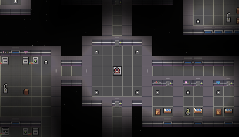 actruncale's tweet photo. Radier Space Station. Check. 
#gamedev #indiedev #MoonRocksAndSlimes https://t.co/1LY6pqjo5Q