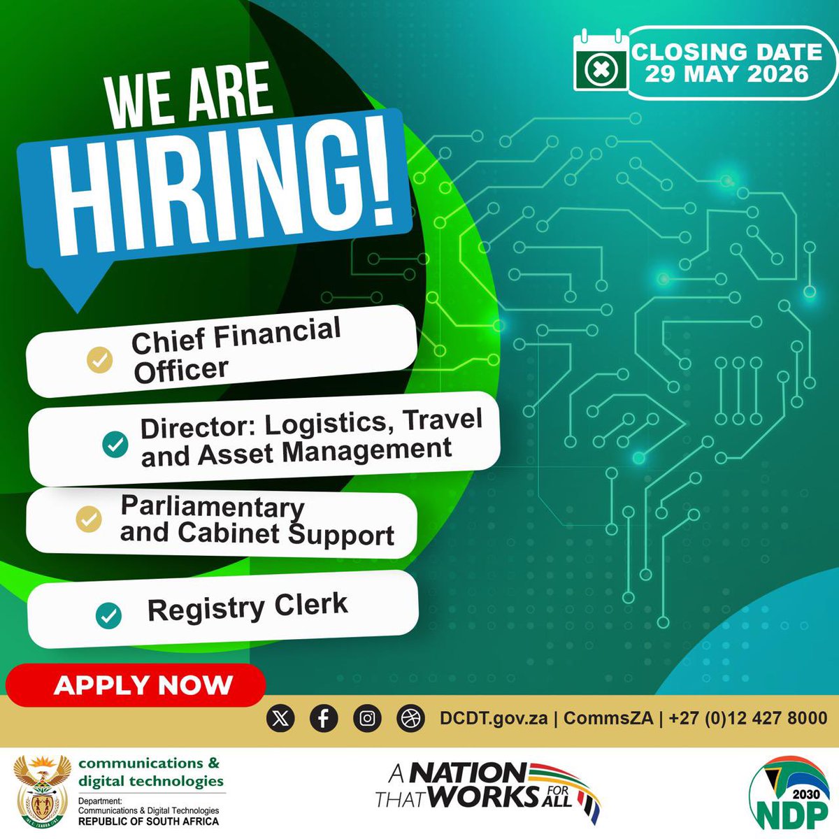 Dept of Communications & Digital Technologies tweet media