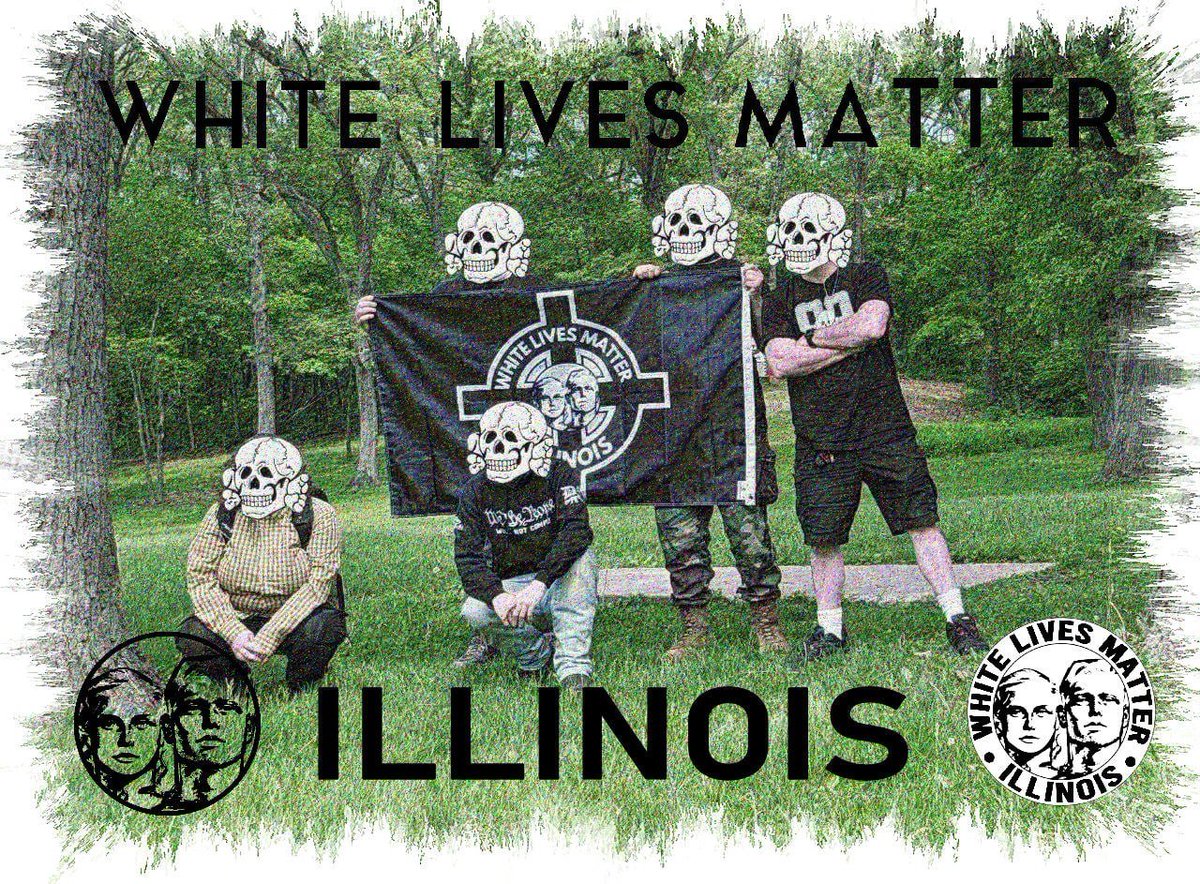 White Lives Matter Illinois tweet media