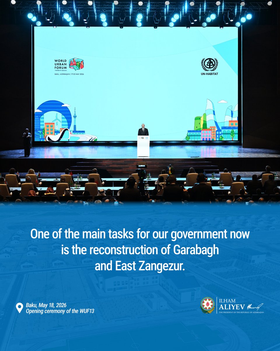 presidentaz's tweet photo. #WUF13 #WUF13Azerbaijan 
@WUF13Azerbaijan https://t.co/UOFX7sr6Tn
