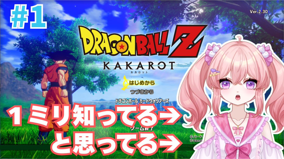 配信開始🌸 本日からドラゴンボールZカカロットをスタート！ たぶん
