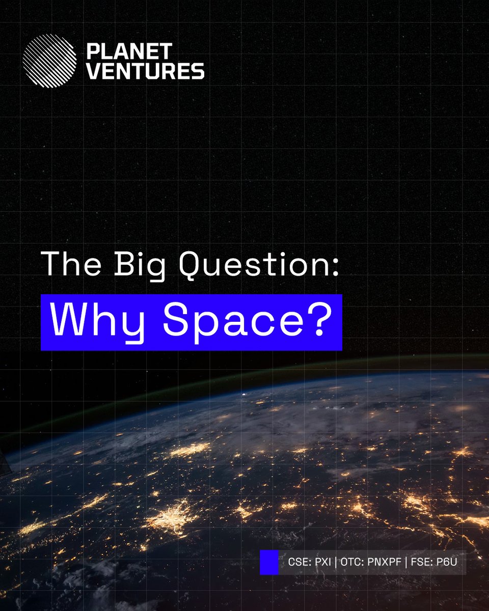 PlanetPXI's tweet photo. In 2025, private investment in the #space sector reportedly reached record levels, rising 48% to $12.4 billion.

As an investment issuer, we are positioned to ride the momentum through a portfolio focused on long-term value.

View our portfolio: https://t.co/HucJyecjJh

🇨🇦 #CSE: #PXI $PXI.CN | 🇺🇸 #OTC: #PNXPF | 🇩🇪 #FSE: #P6U