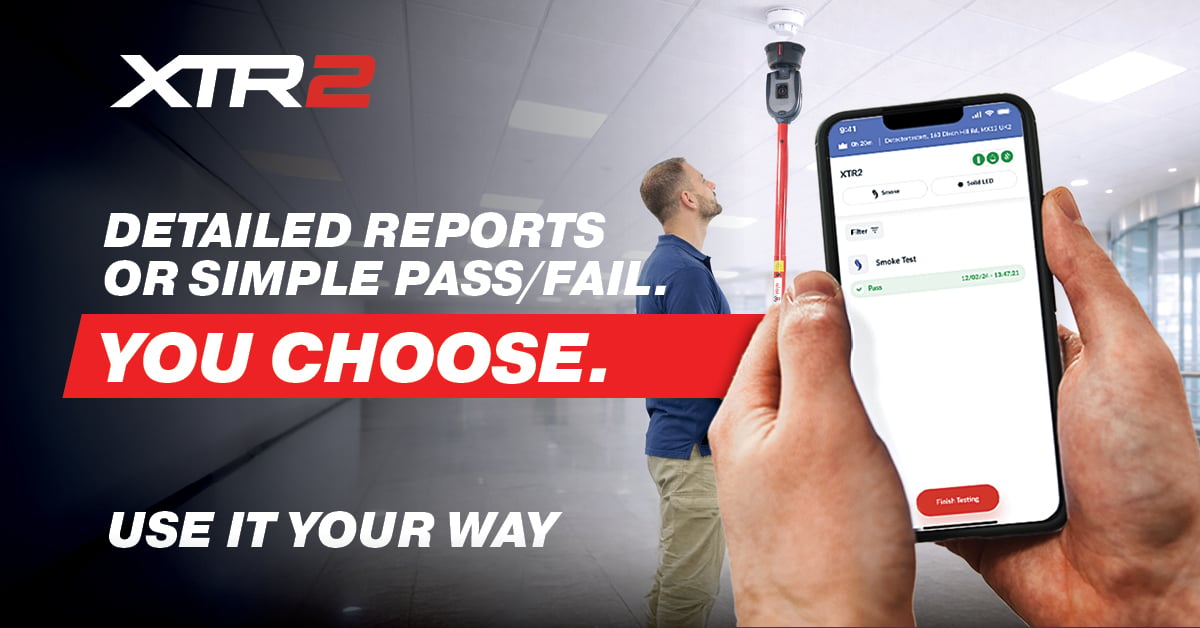 SDiFire's tweet photo. When you need digital documentation, it's there.
When you don't — just test.

XTR2 gives you control over how much data you capture, every test, every time, while reducing testing by up to 50%.

Discover XTR2 https://t.co/Y9ggN4HEPW

#XTR2 #UseItYourWay #FireSafety #FasterTesting https://t.co/N3EdO3bgaD
