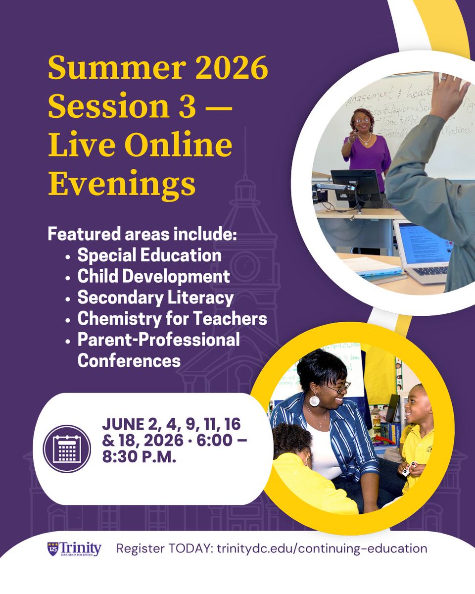 Trinity Washington University tweet media