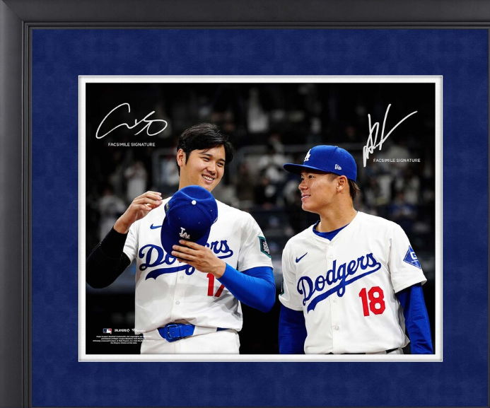 Fanatics 公式より登場】 大谷翔平選手と山本由伸選手サイン付き直筆
