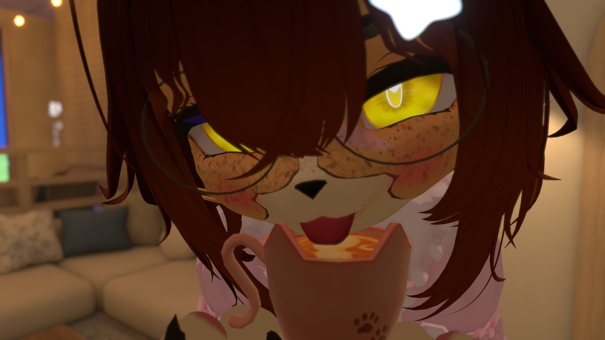 SevenityStar's tweet photo. Gracias por invitarme a un cafecito ✨

 *Slurp*

Por qué sabe como raro-? https://t.co/gaIpmwKQY3