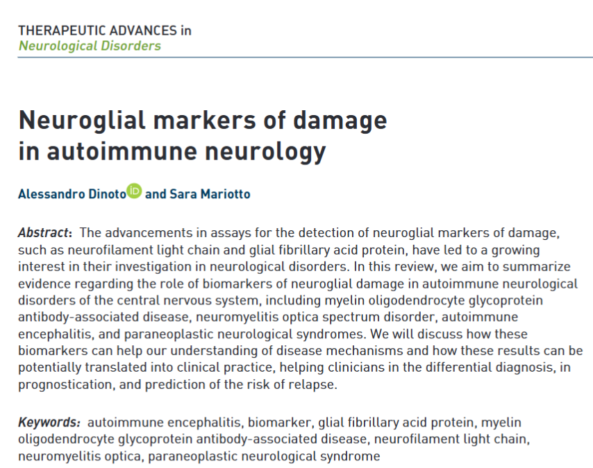 Therapeutic Advances in Neurological Disorders tweet media