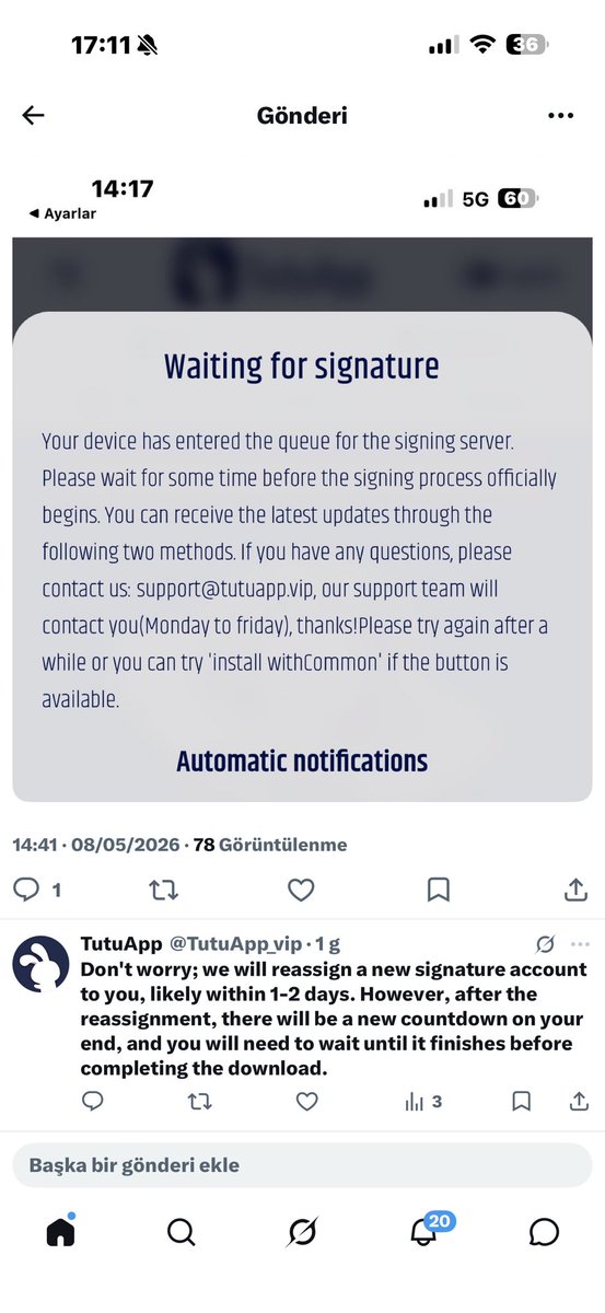 anaesthesiaa93's tweet photo. said that on the 8th there would be a reassignment and the countdown would start ağaın, there’s still no change, and my days keep being wasted for nothing. This situation has started to become really frustratingAre you goingto fix it @TutuApp_vip 
UDID: 00008140-00114D280231801C https://t.co/SFTxYK2FCu