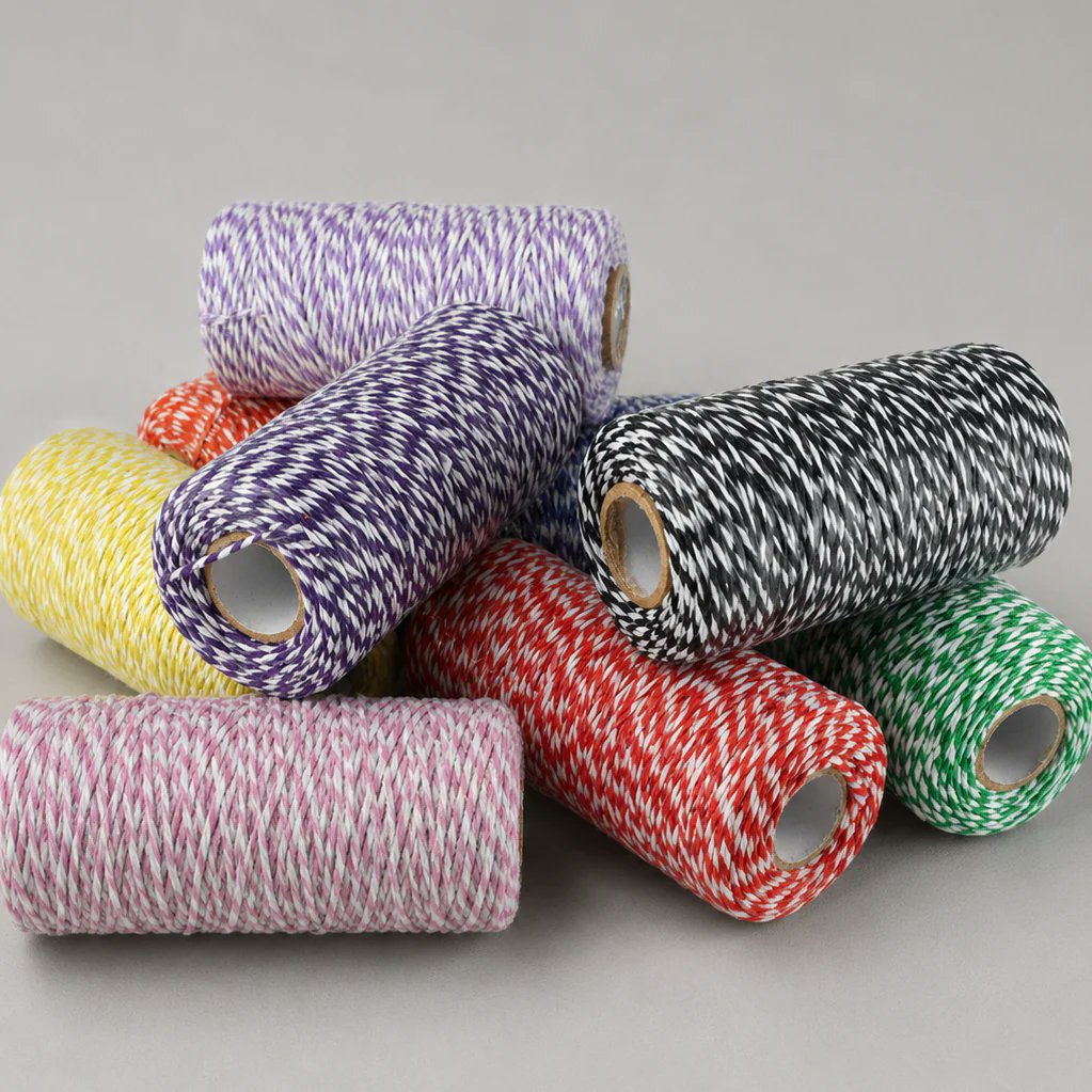 ColourRibbons's tweet photo. 1.5mm Coloured Bakers Twine x 100 Metre Rolls!! Now £1.60 inc. VAT....

https://t.co/LDZFVokReN https://t.co/Xqne89IaH2