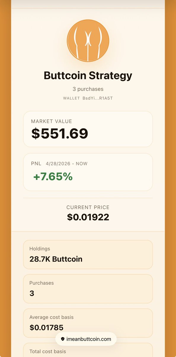 Buttcoin tweet media