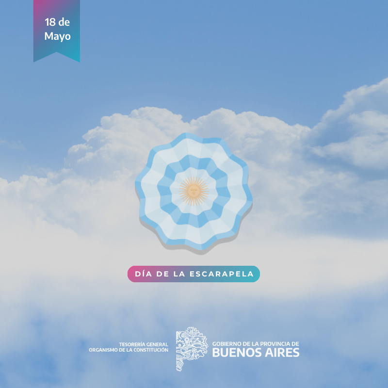TesoreriaPBA's tweet photo. En el Día de la Escarapela, celebramos uno de los símbolos que nos une como pueblo y reafirmamos nuestro compromiso con los valores de identidad, memoria y soberanía que representan nuestra Nación. 
#DíaDeLaEscarapela https://t.co/ZwwES8o0MZ