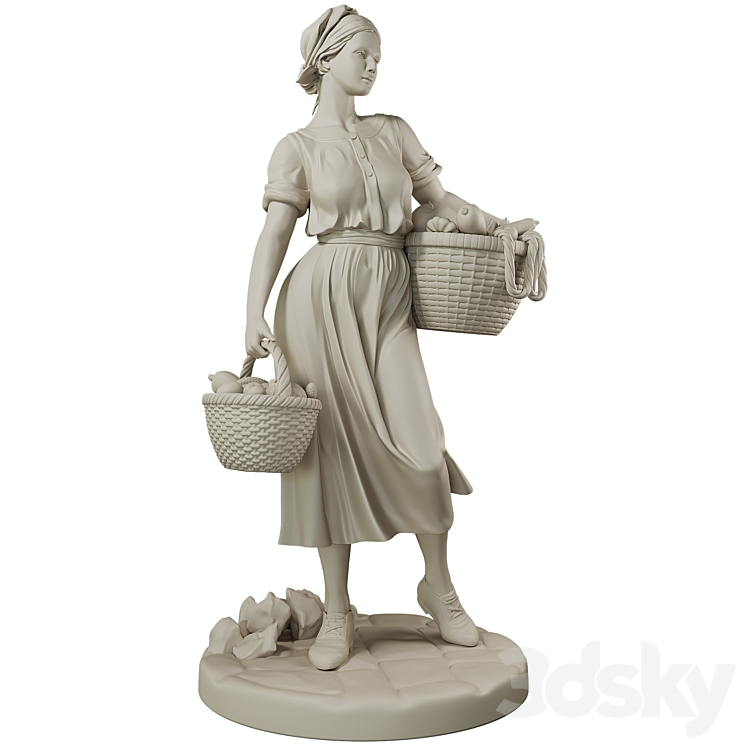 3dskyOrg's tweet photo. HOT MODEL 🔥
Fantasy sculpture “Girl with Baskets” — a beautifully detailed sculpt that feels more like a collectible art piece than just a 3D asset: https://t.co/AR7IvzrGtc https://t.co/teGKUG7J02