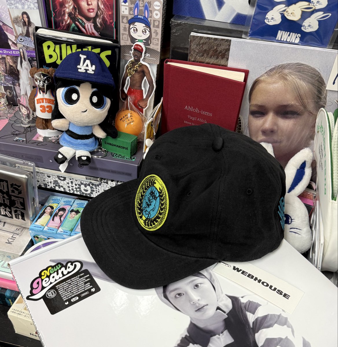Minjiとお揃いの🧢Capが韓国から届いた♪ NewJeansとオソロアイテムも